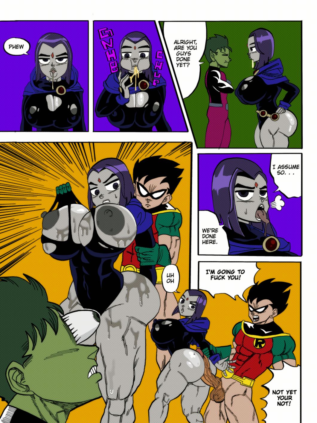 Teen Titans Relief page 6 full