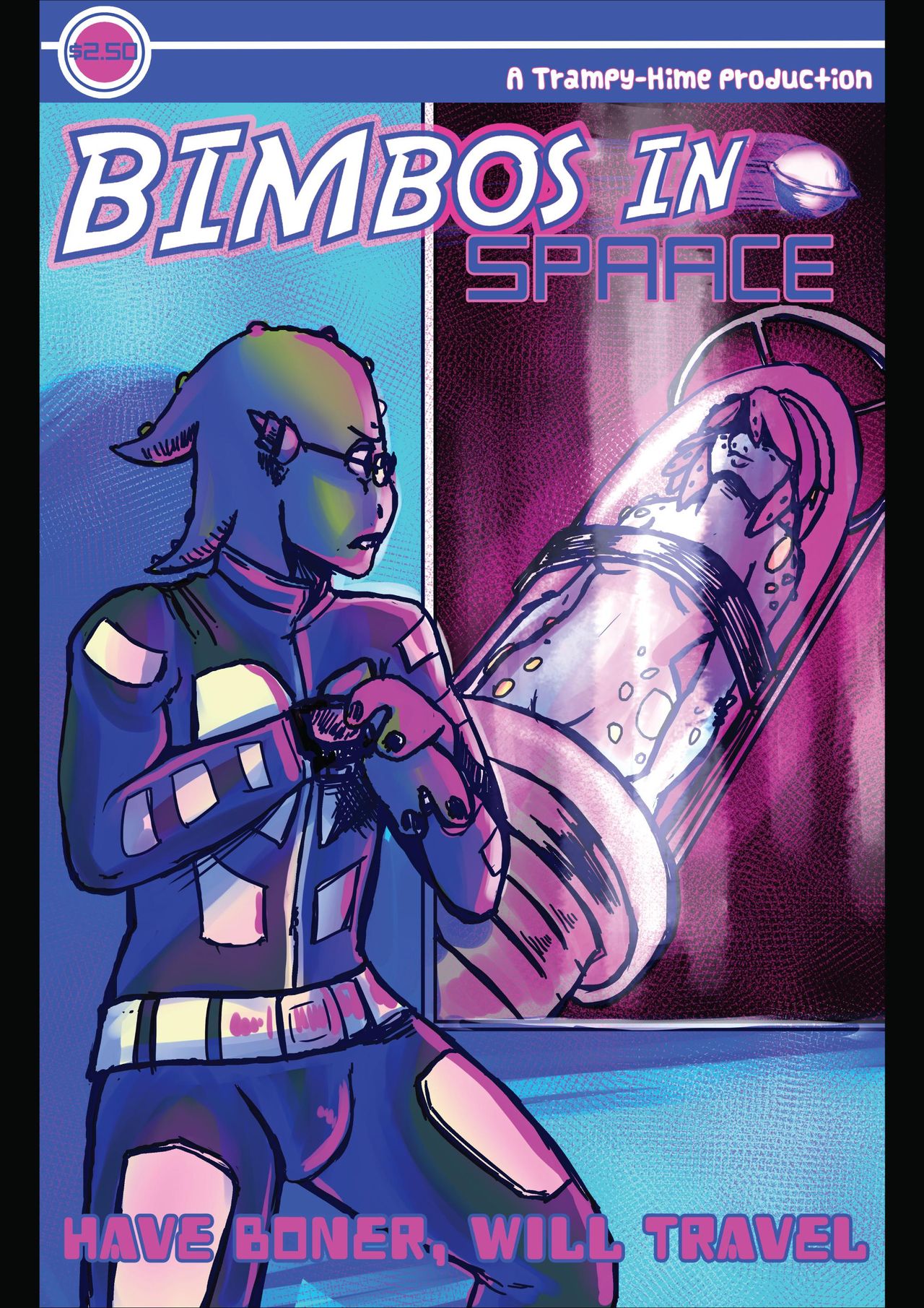 Bimbos in Space #2 - Have Boner, Will Travel page 1 full