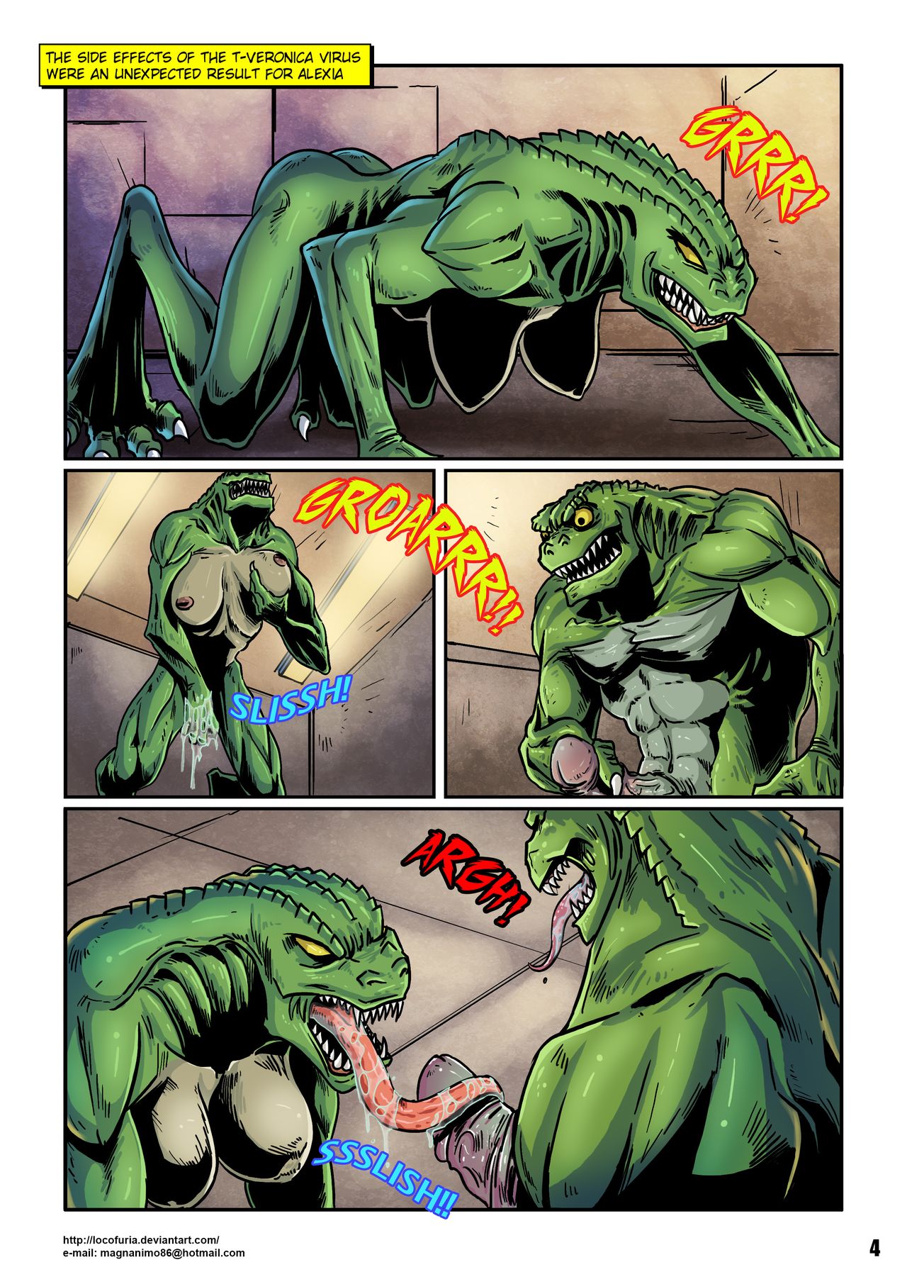 Veronica T-Virus #1 page 6 full