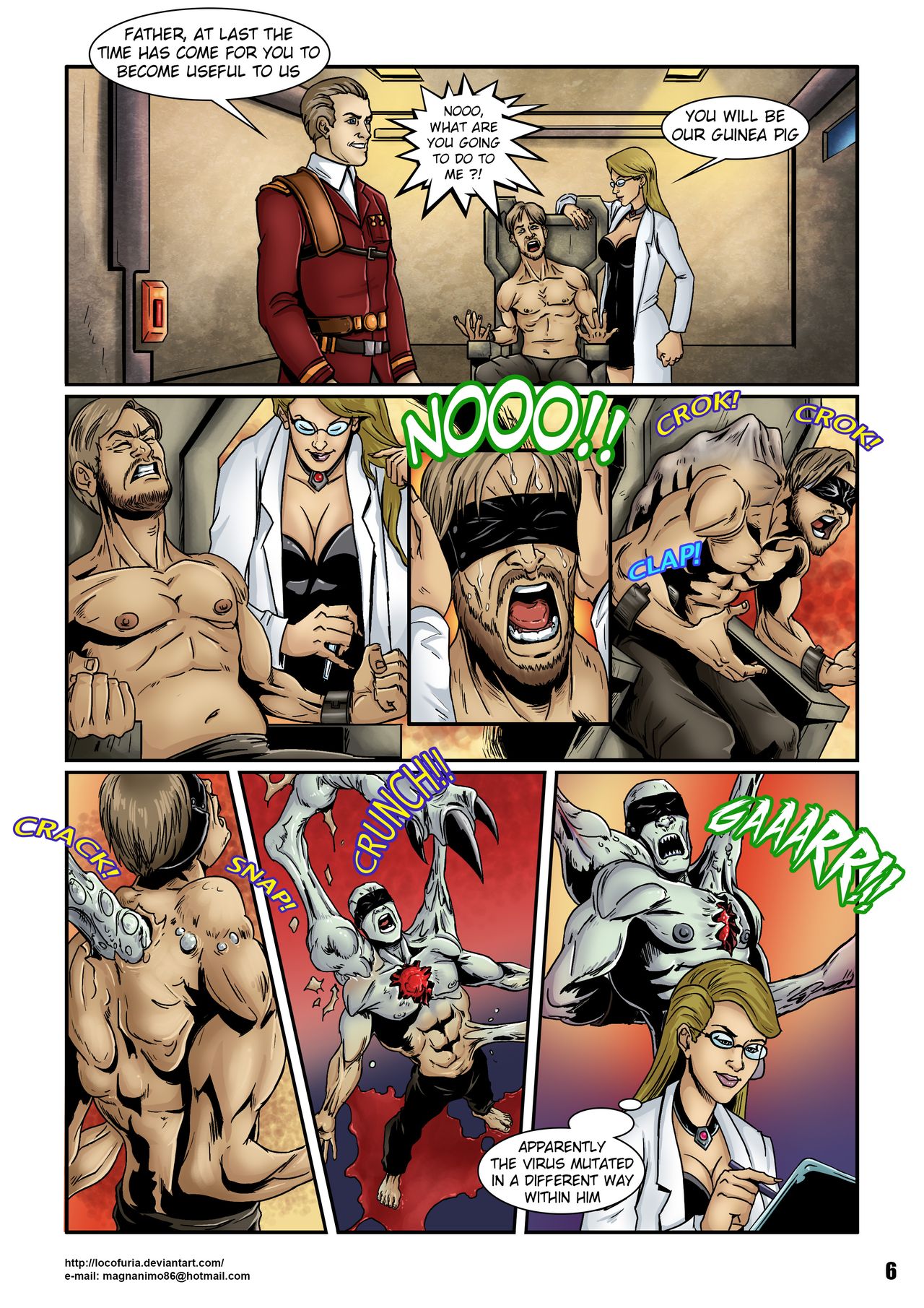 Veronica T-Virus #1 page 8 full