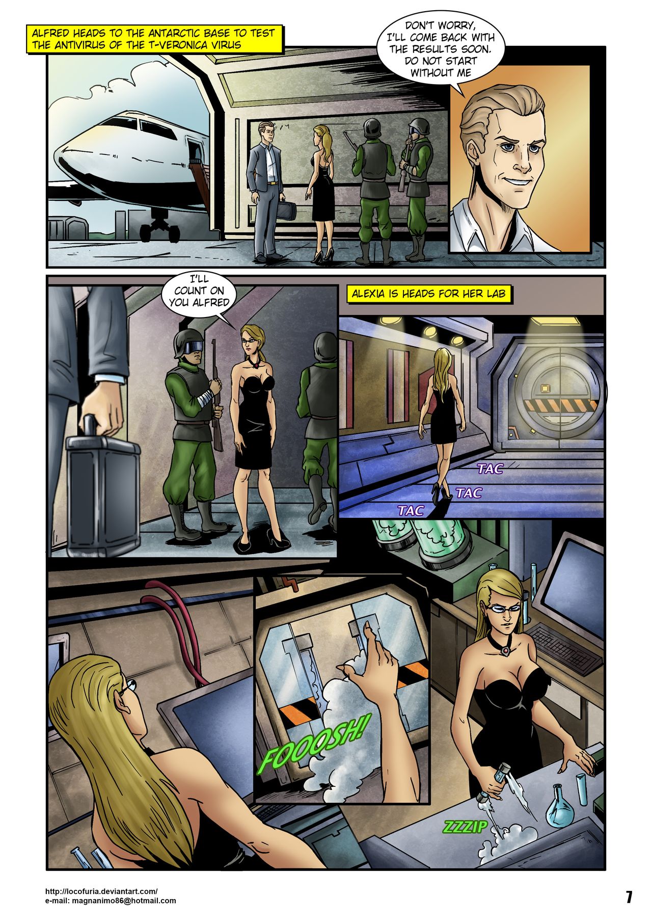 Veronica T-Virus #1 page 9 full