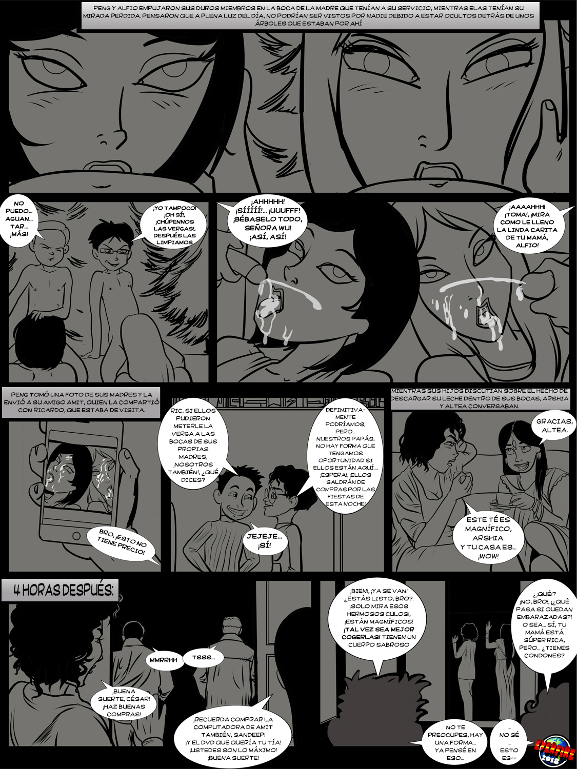 Everfire - Secret MILF Mind-control Holiday Sex Club page 7 full