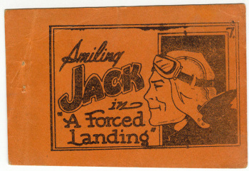 Smiling Jack in "A Forced Landing" cover