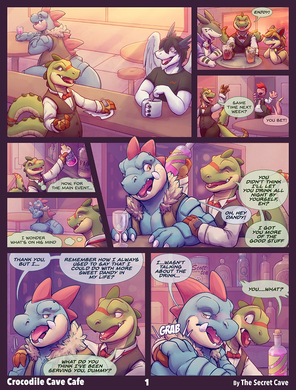 Crocodile Cave Cafe page 1 full