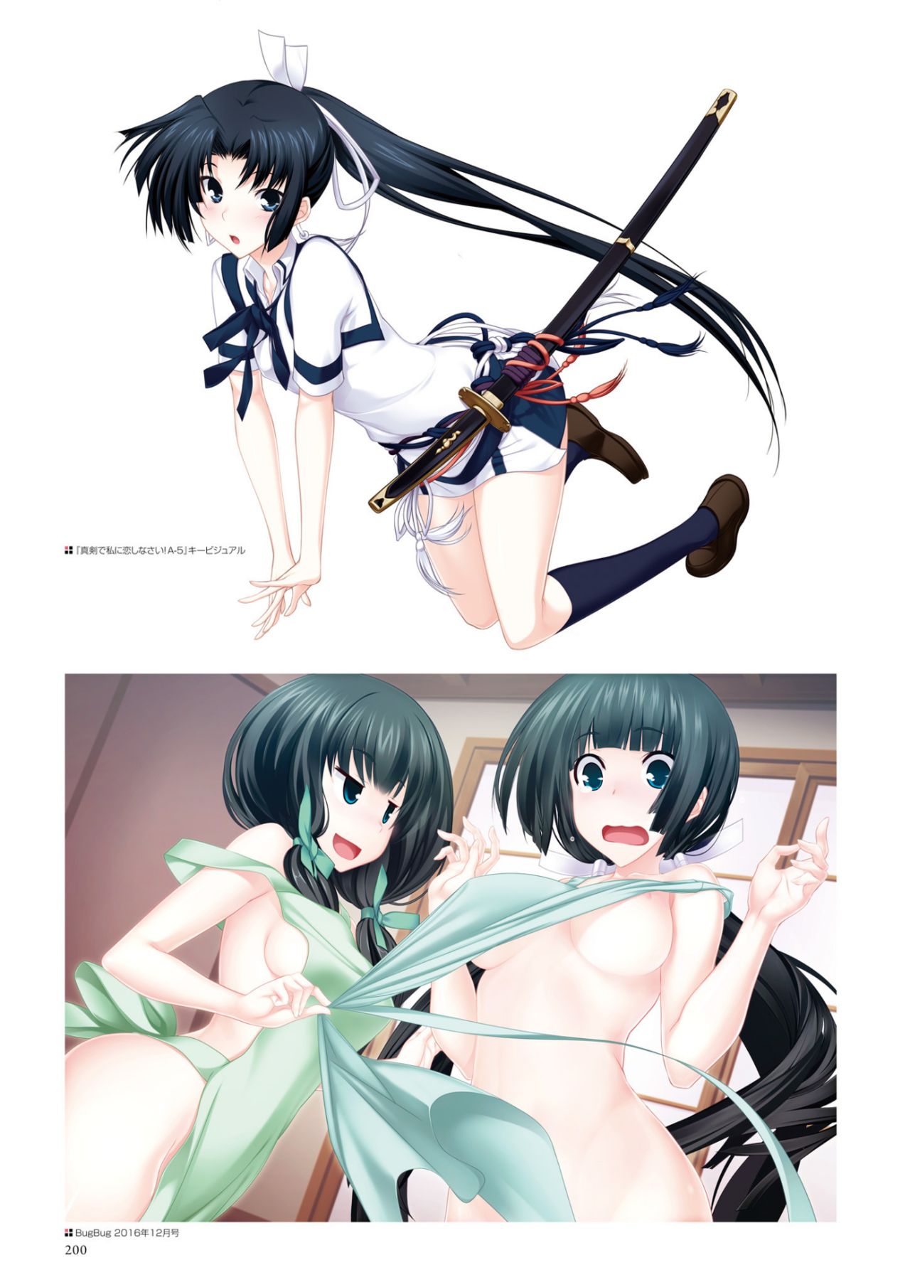Maji de Watashi ni Koi Shinasai! A Visual Fan Book page 2 full