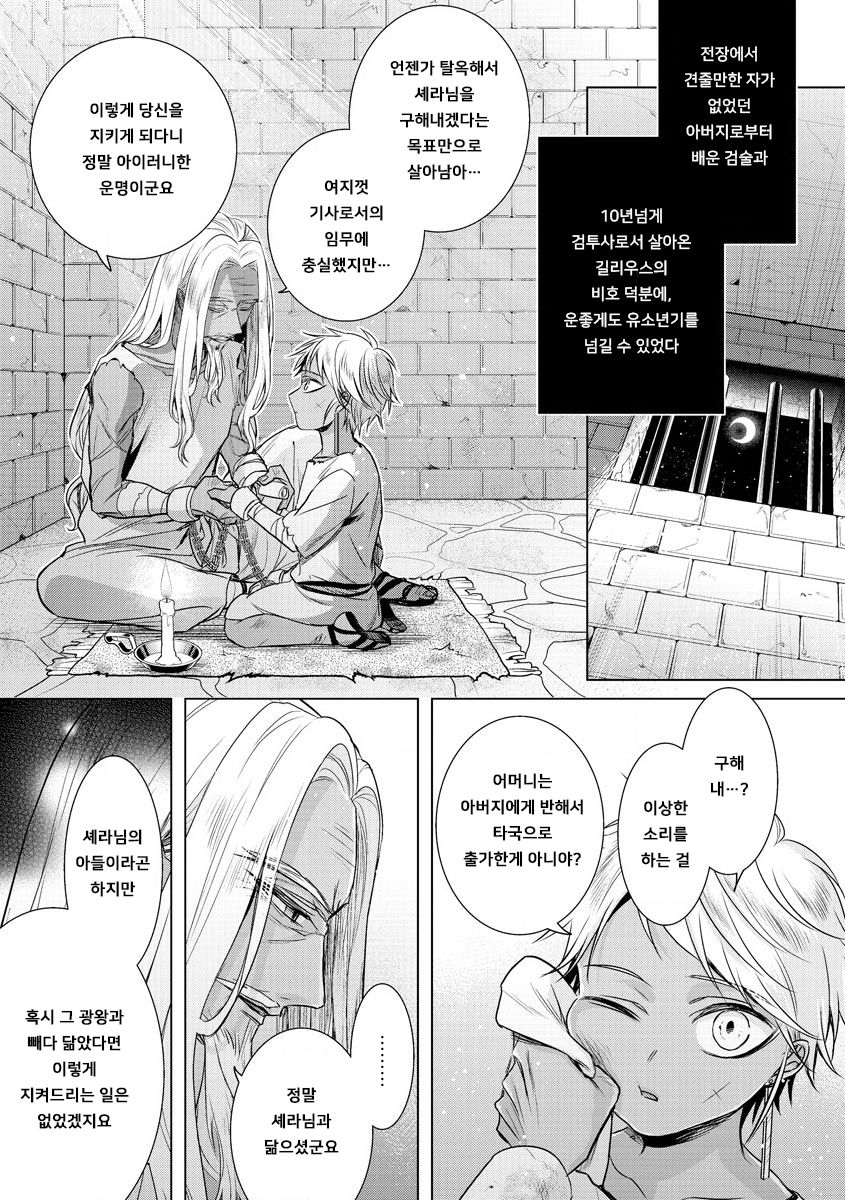 Kyououji no Ibitsu na Shuuai ~Nyotaika Knight no Totsukitooka~ Ch. 17 | 미친 왕자의 왜곡된 포로사랑 ~여체화 기사의 시월 십일~ Ch. 17 page 9 full