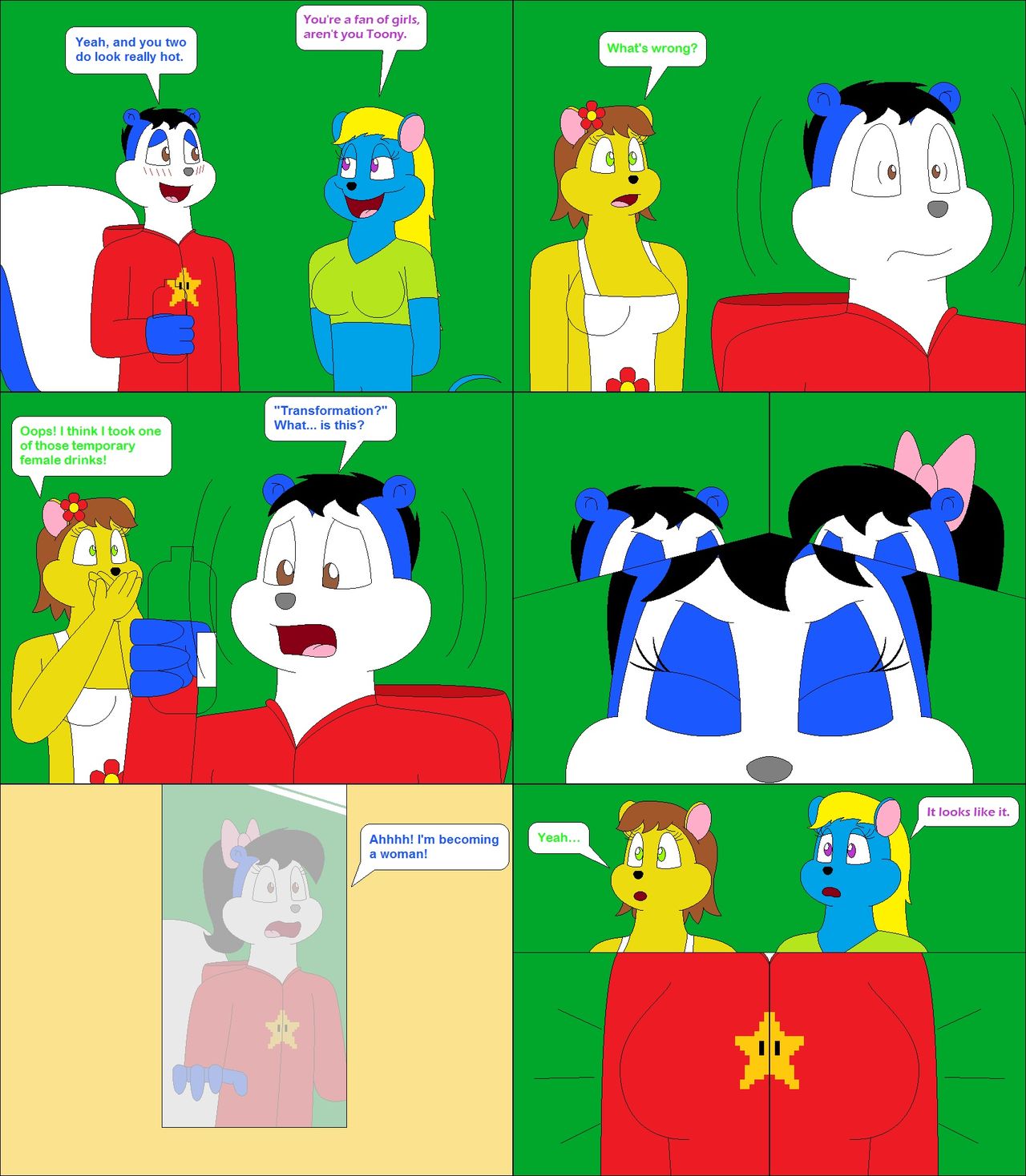 Three-Way Lesbians... With a Boy?! by Toonfan0 page 4 full