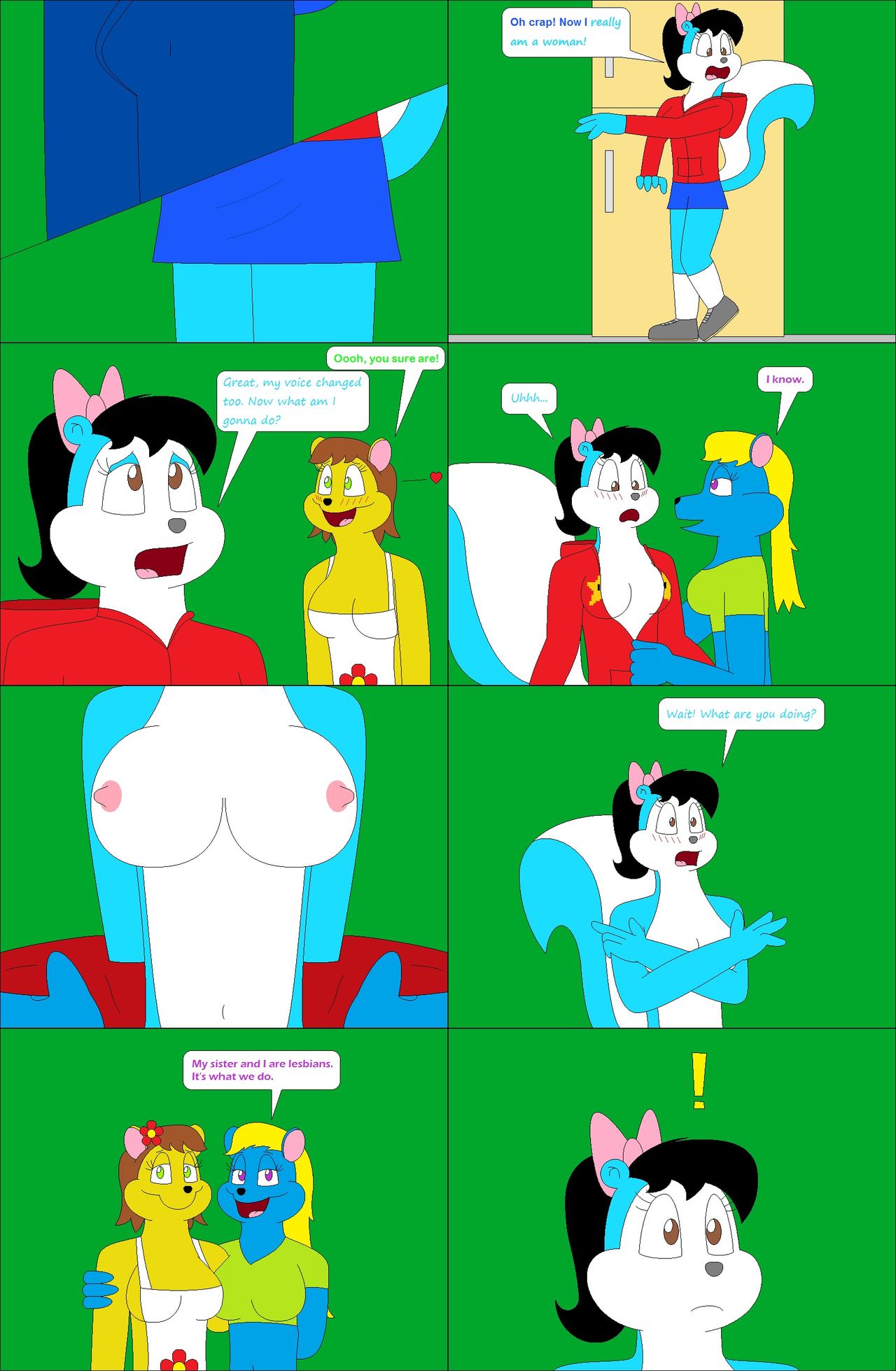 Three-Way Lesbians... With a Boy?! by Toonfan0 page 5 full