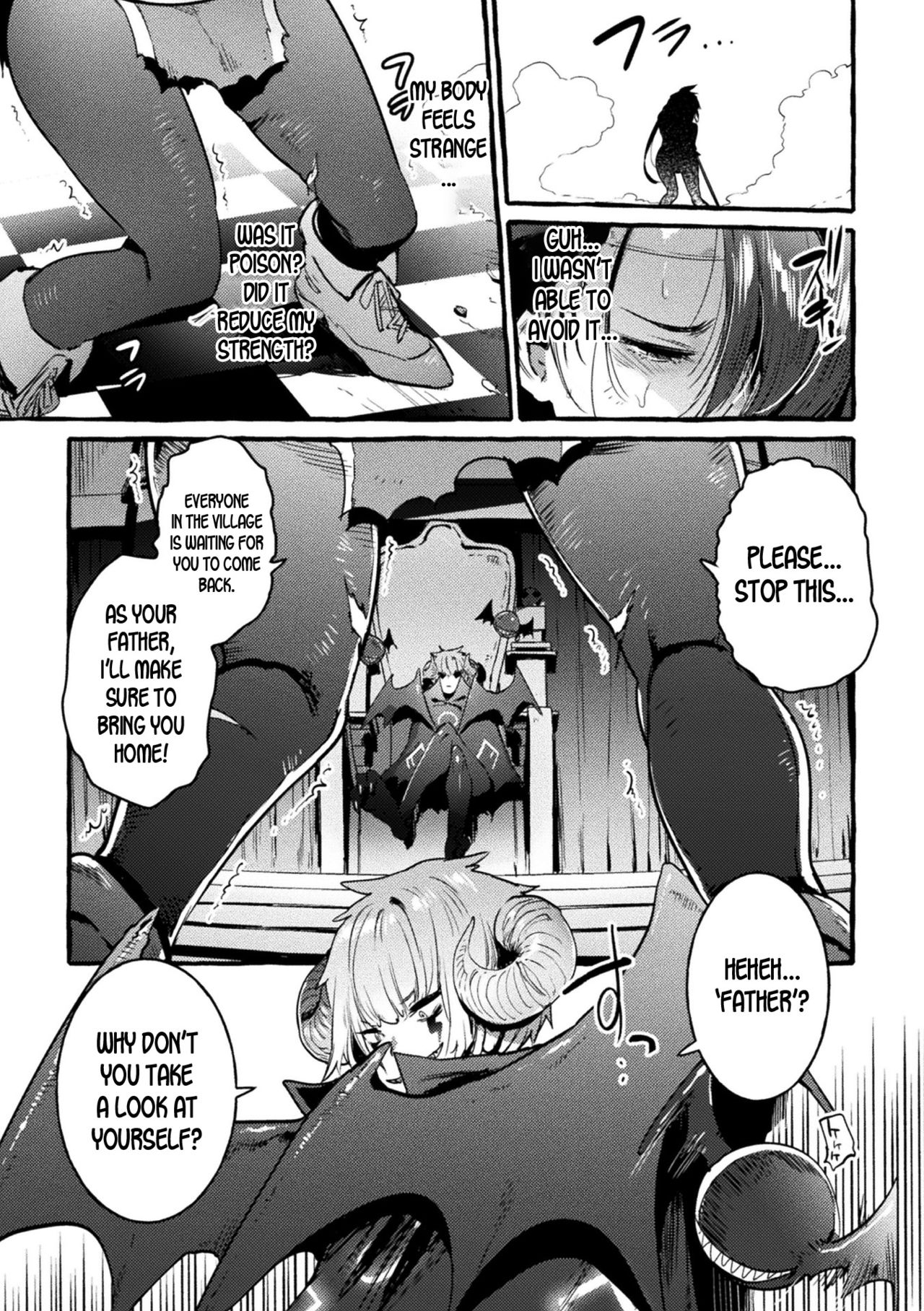 The Hero Father's Downfall Through Gender-Bending, in the Hands of his Son, the Demon Lord page 3 full