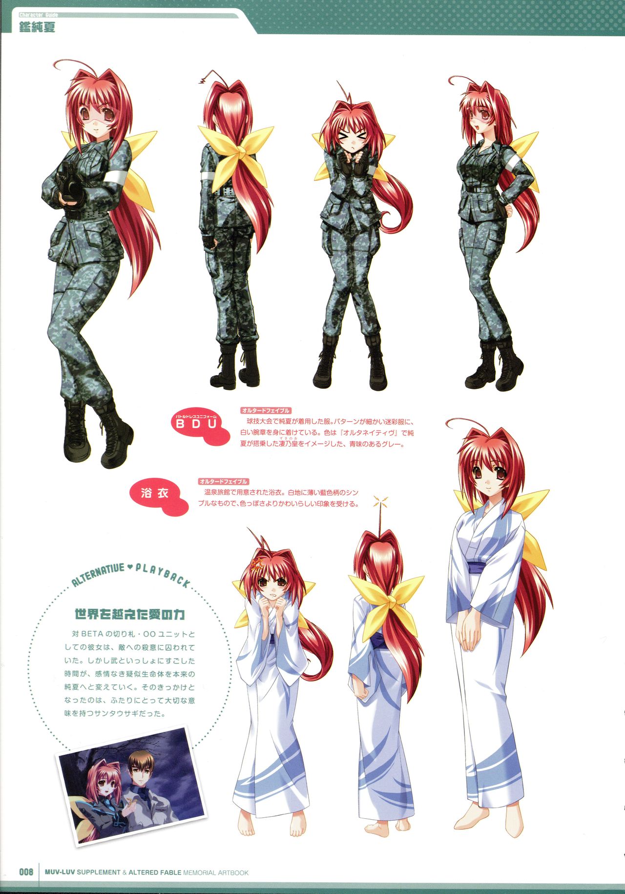 Muv-Luv Supplement &amp; Altered Fable Memorial Art Book page 10 full