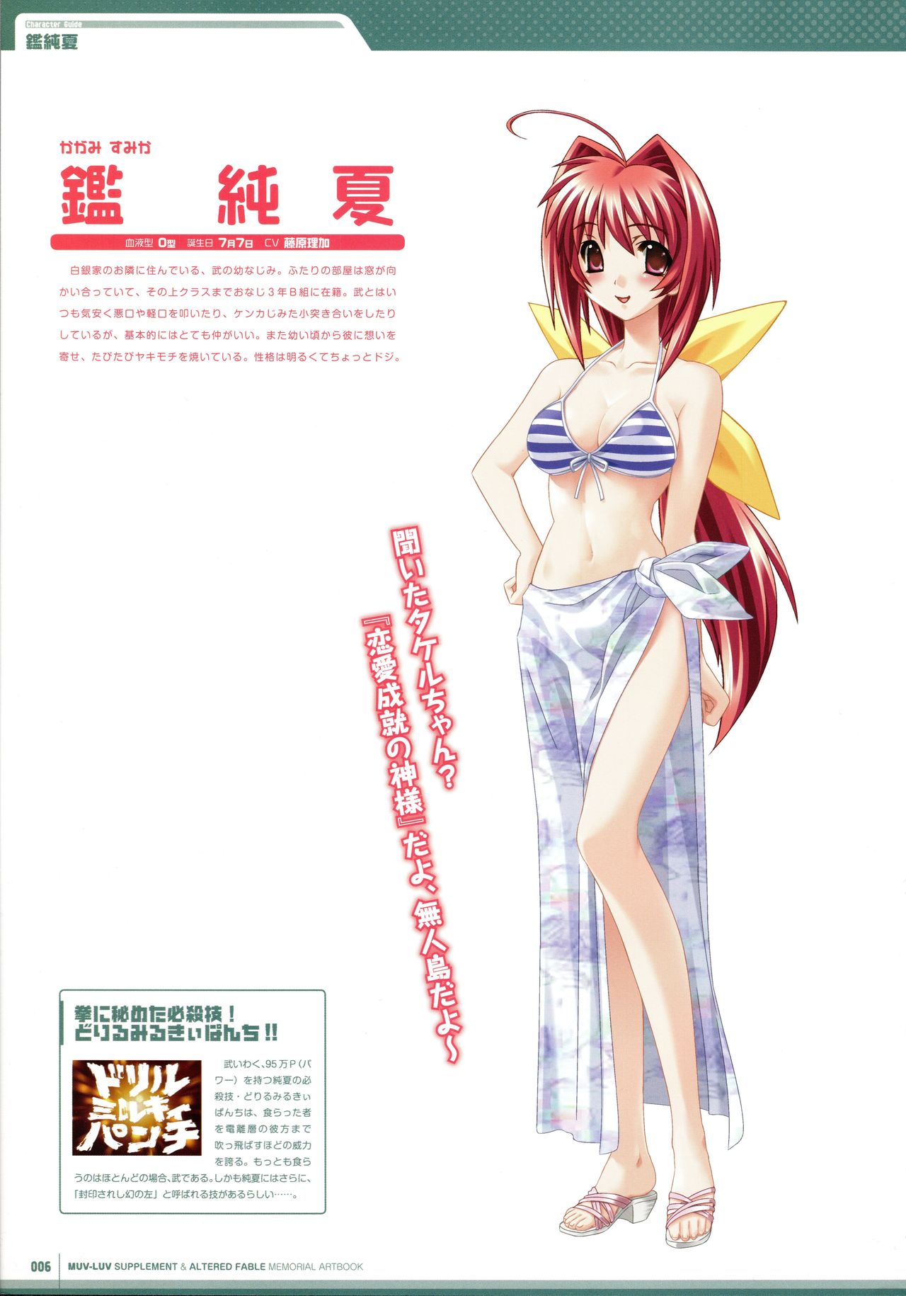 Muv-Luv Supplement &amp; Altered Fable Memorial Art Book page 8 full
