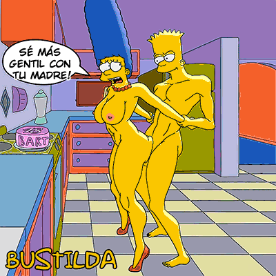 Bart &amp; Marge Simpson Celebrando su 18avo Cumpleaños page 4 full