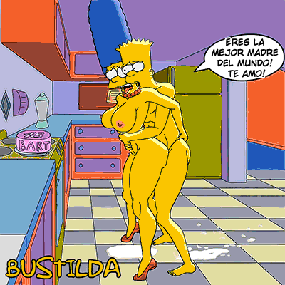 Bart &amp; Marge Simpson Celebrando su 18avo Cumpleaños page 5 full
