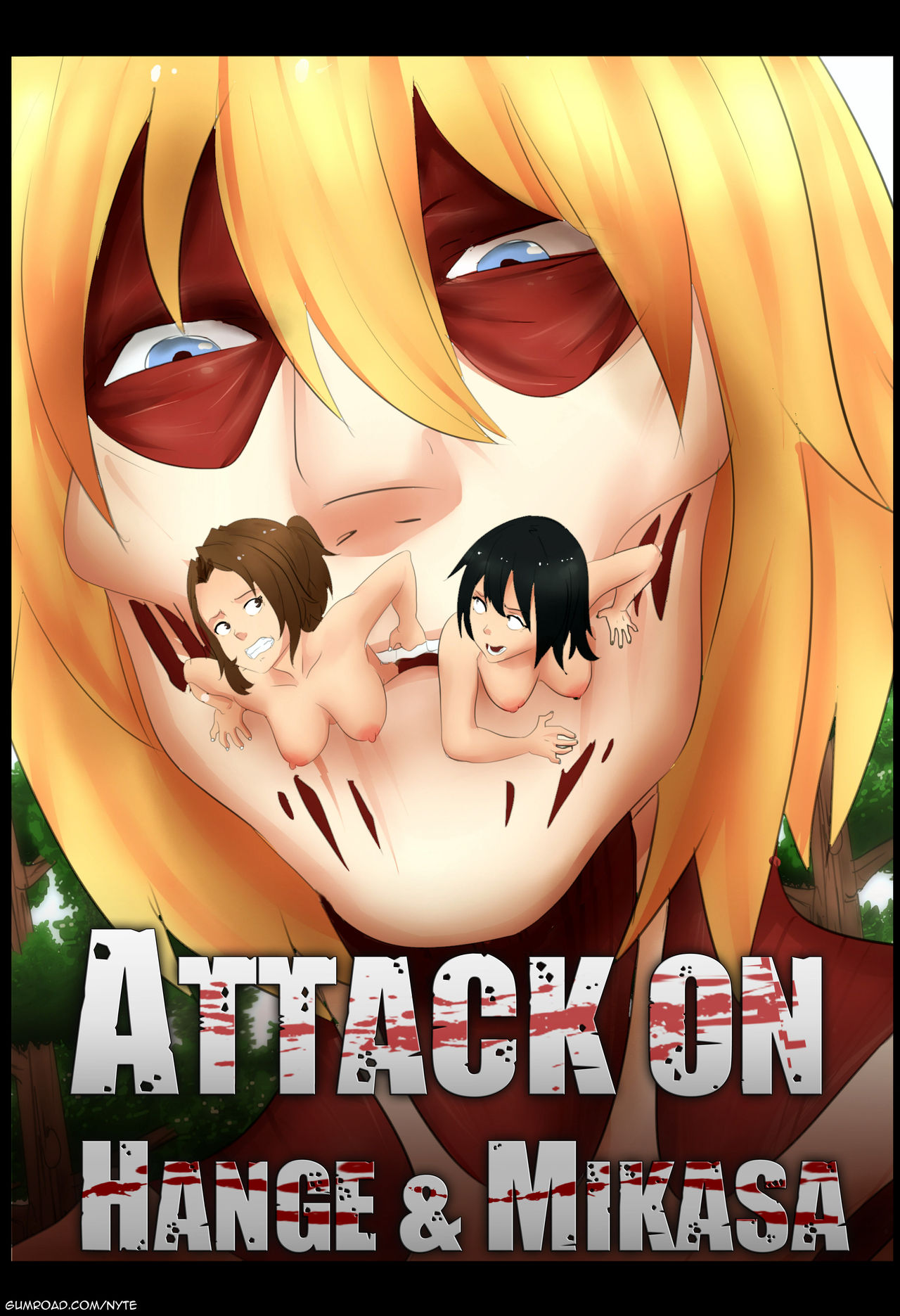 Attack on Hange &amp; Mikasa page 1 full