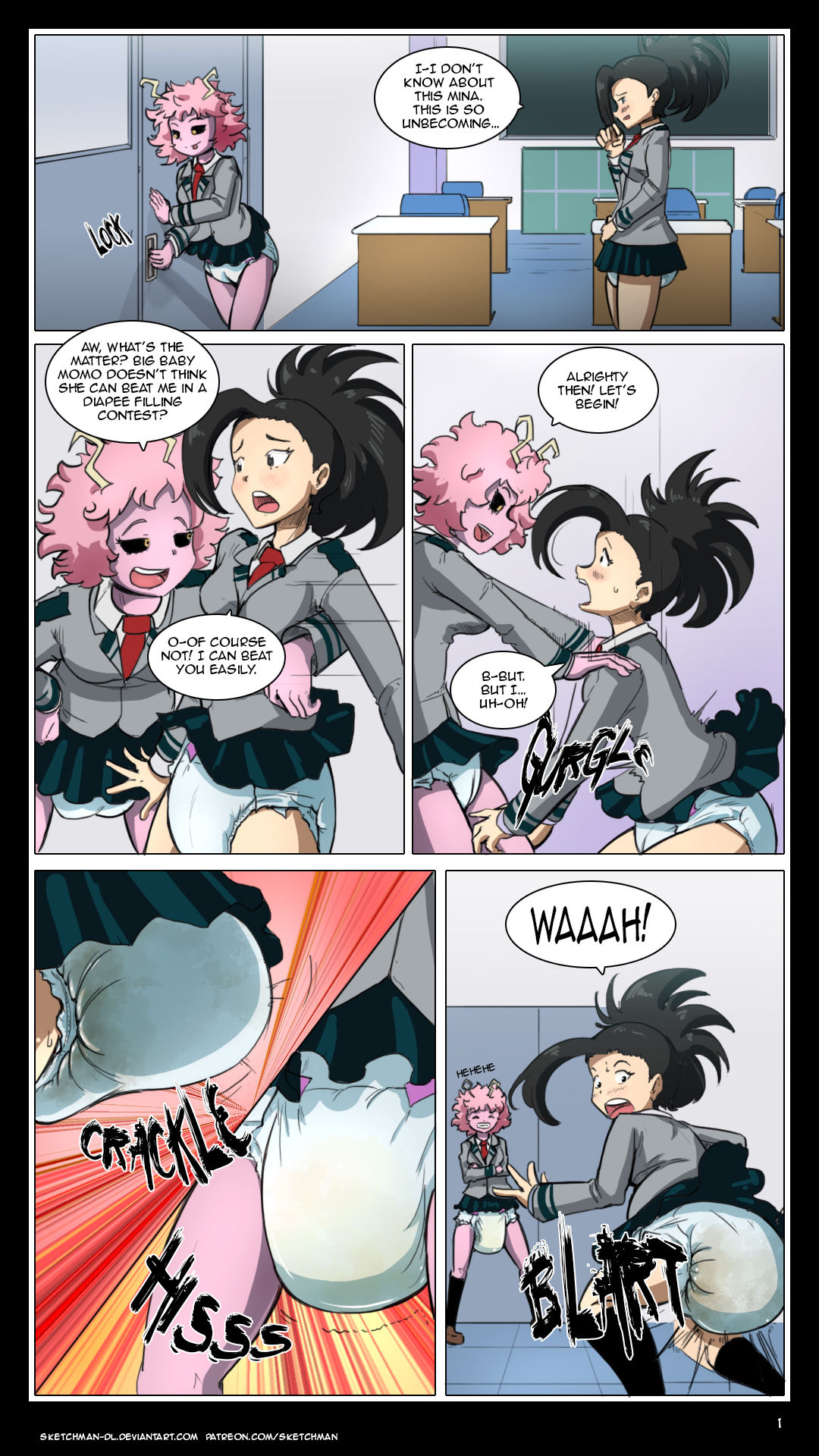 Comm Mina and Momo Challenge page 1 full