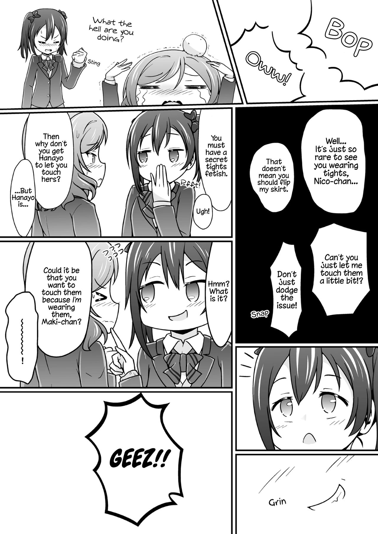Haikei Nico-chan ga Tights o Haiteki mashita | Nico-chan Put On Tights page 2 full