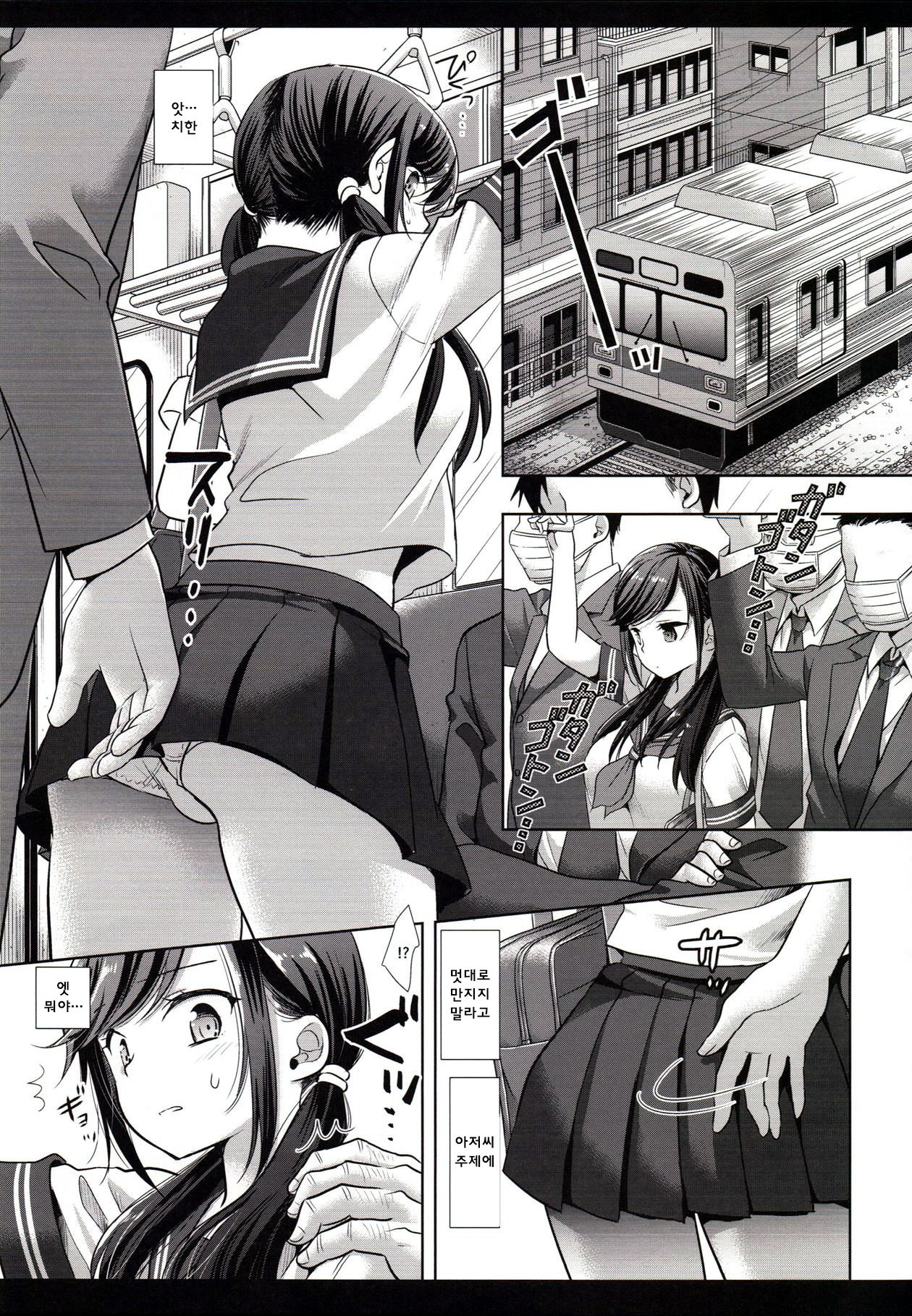 Joshikousei Shuudan Chikan Densha 3 | JK 집단 치한 전철 3 page 6 full