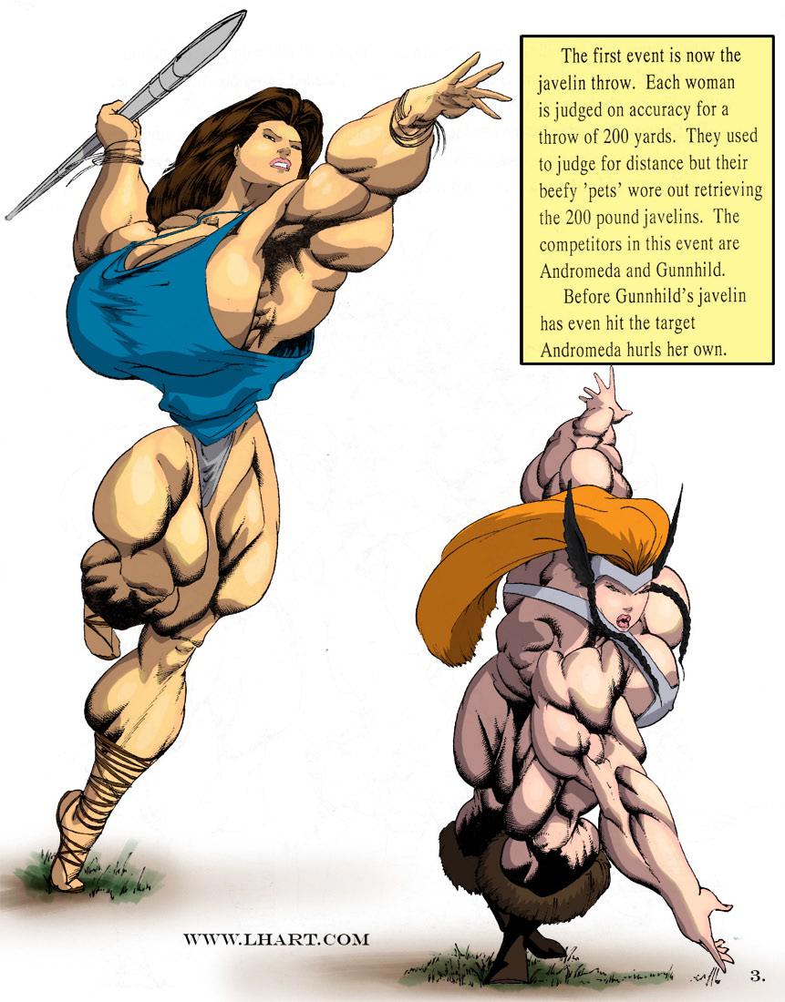 Valkyries Vs Amazons COLOR page 4 full