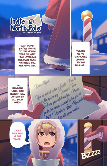 Invite to North Pole ~ by Ern cover