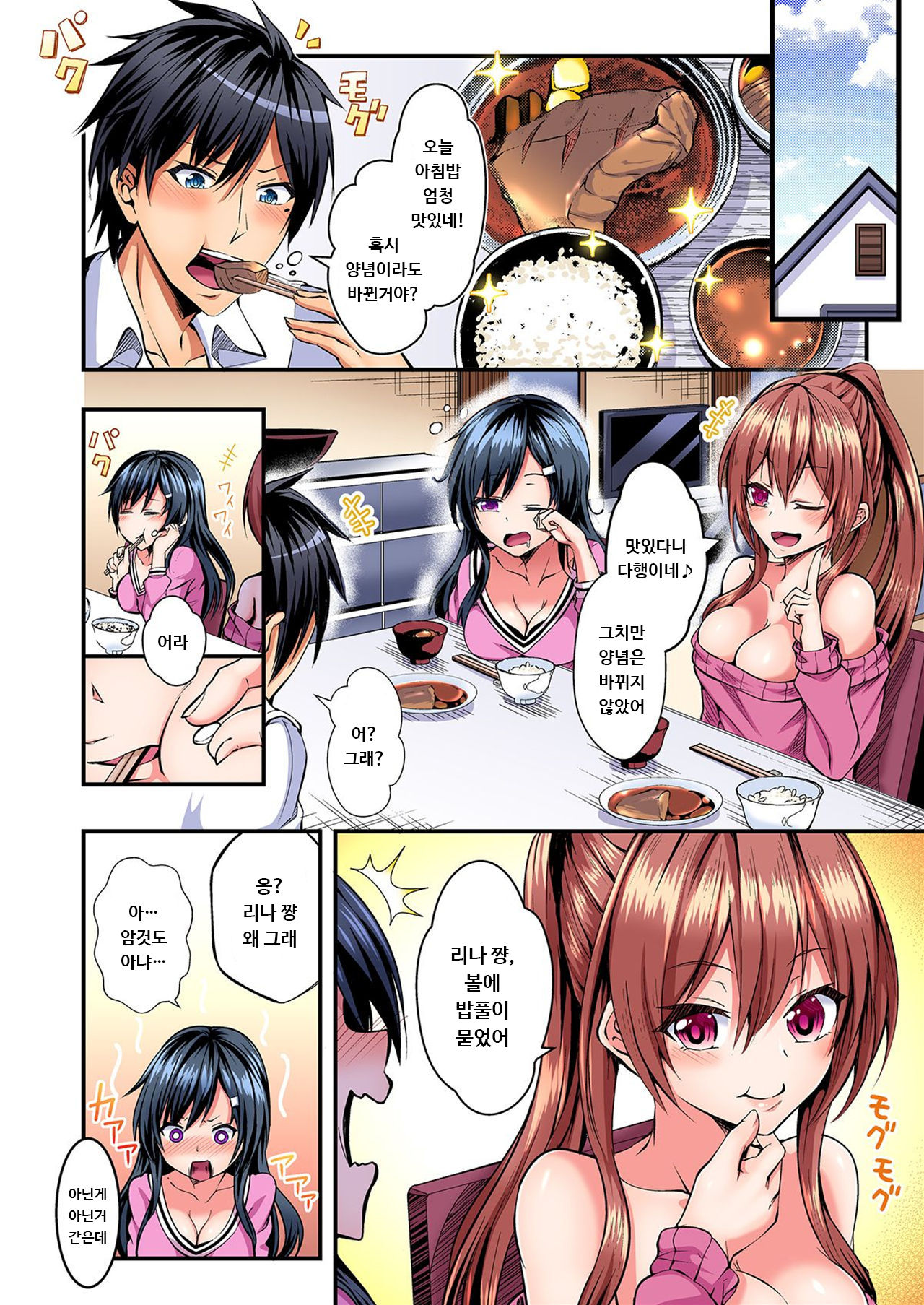 Irekawatte Dotabata Ecchi! ~Aya-nee no Binkan na Karada ni Ore wa Taerarenai 1 | 교체하고 좌충우돌 엣찌! ~아야 누나의 민감한 신체에 나는 참을 수 없어~ 1권 page 3 full