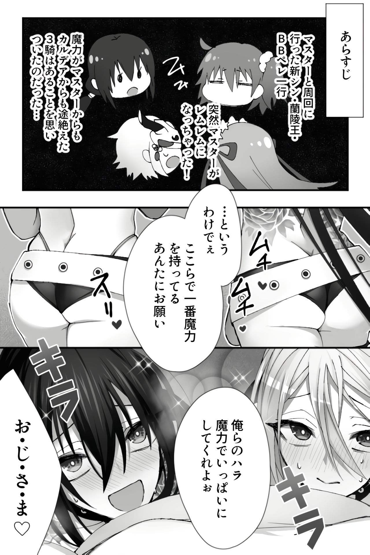 Chuukana karera ga perekosu de takusan maryoku hokyuu shichau hanashi page 2 full