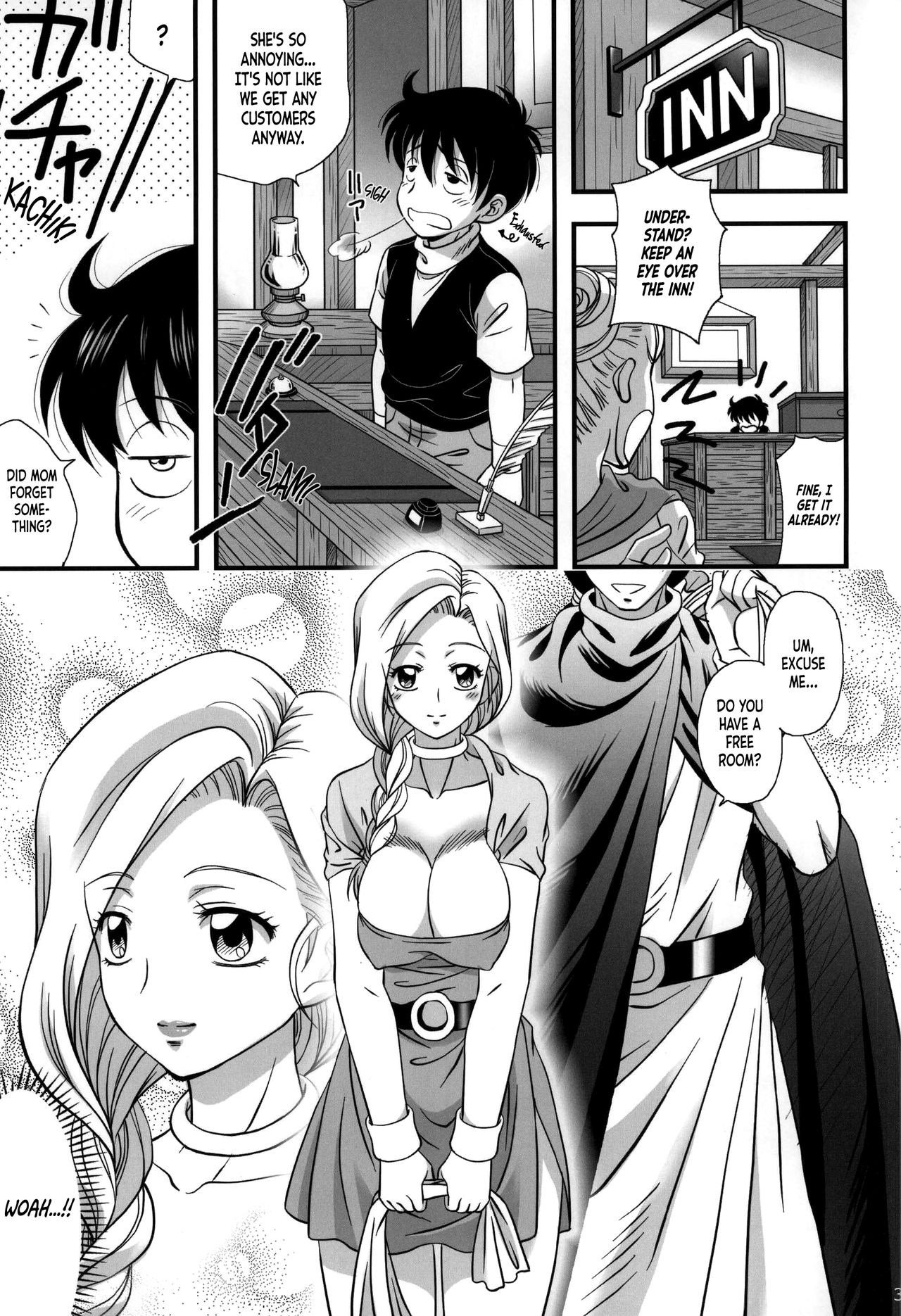 Bianca to Masegaki | Bianca and The Sex-Crazed Squirt: You're Just a Boy! Don't Get Carried Away! page 2 full