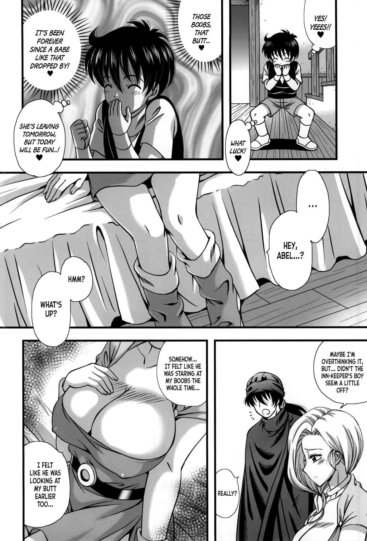 Bianca to Masegaki | Bianca and The Sex-Crazed Squirt: You're Just a Boy! Don't Get Carried Away! page 5 full