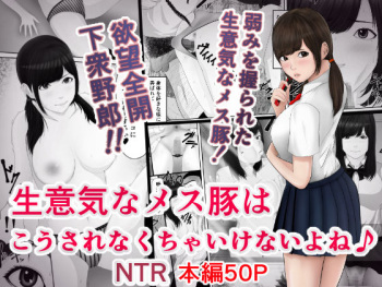 Namaiki na Mesubuta wa Kou Sarenakucha Ikenai yo ne cover