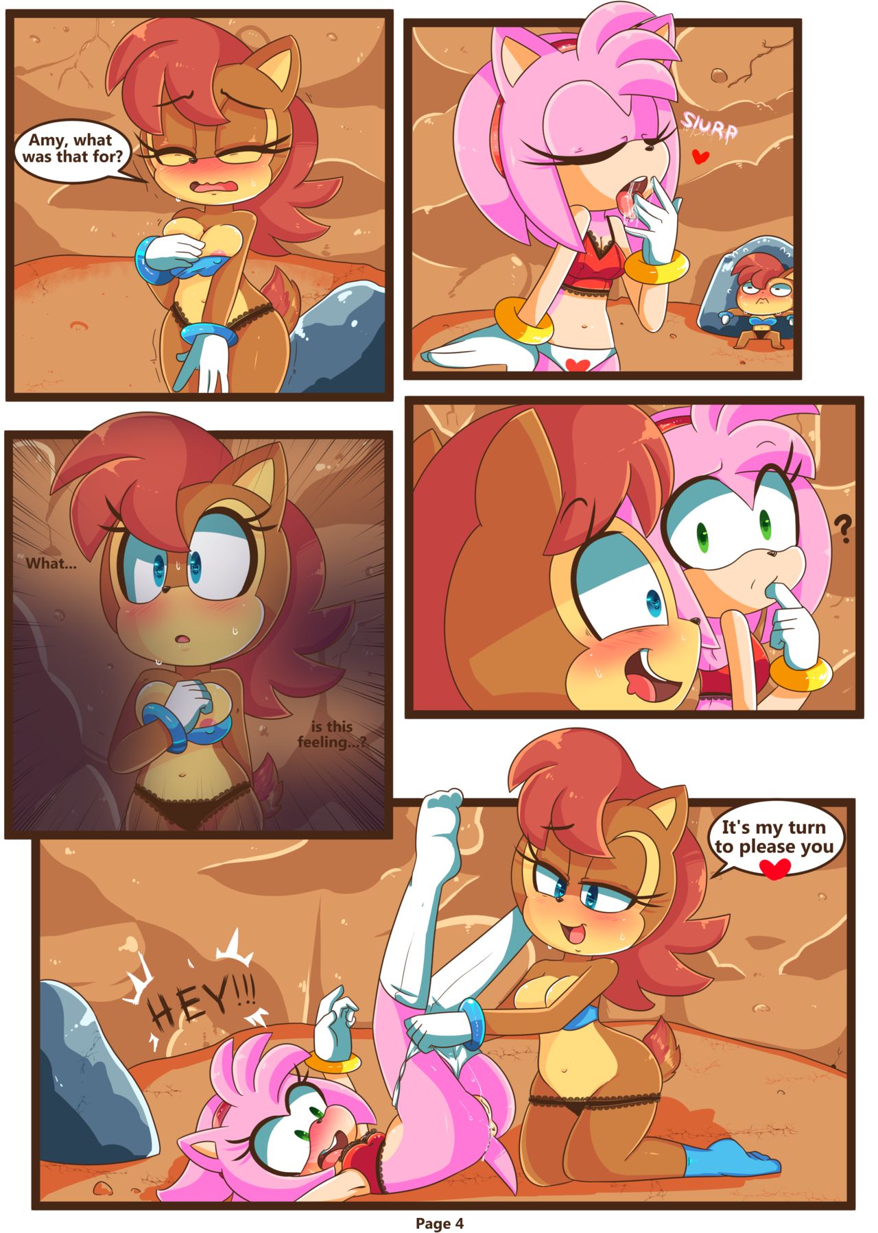Sally &amp; Amy in The Forbidden Fruit page 5 full