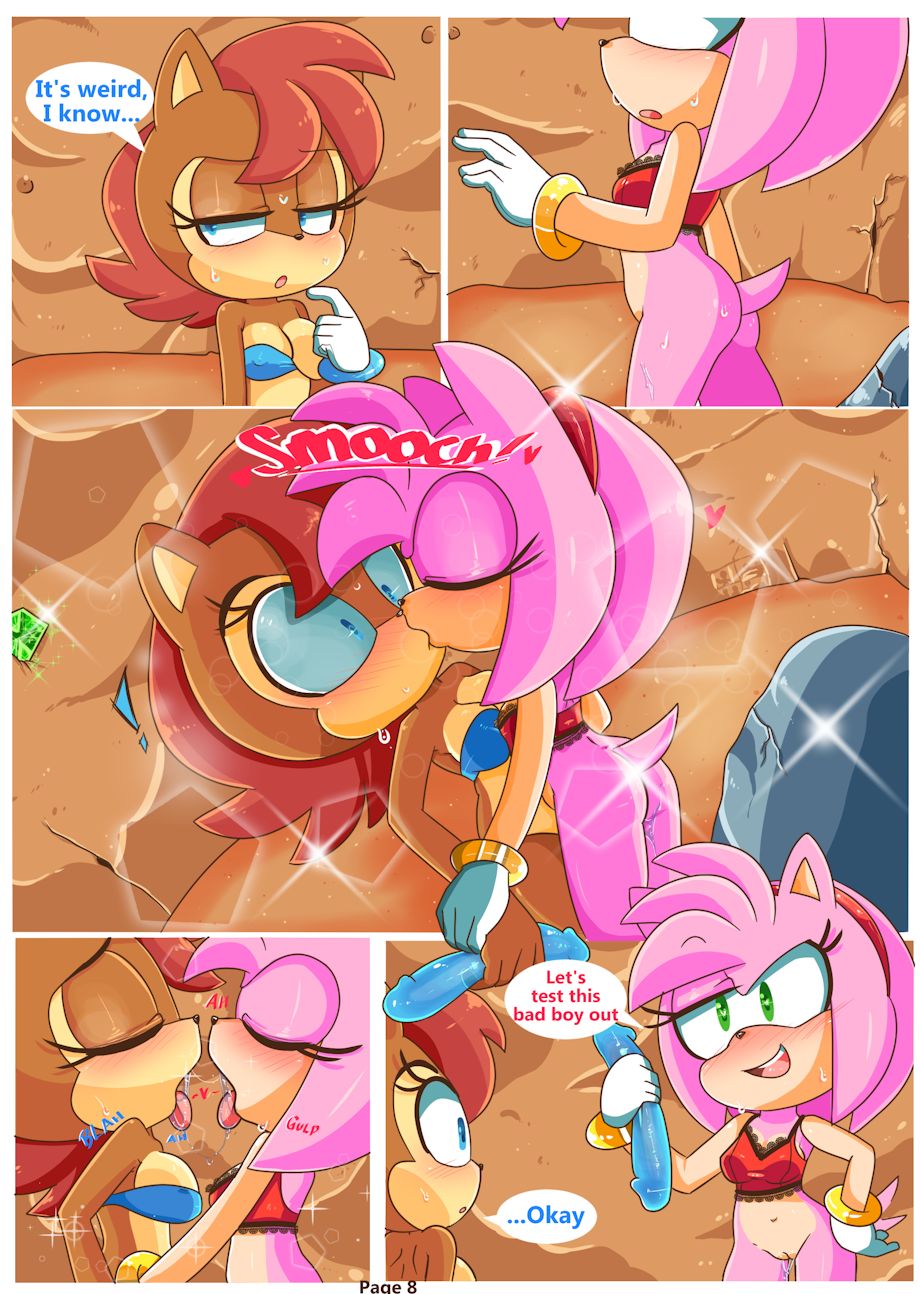 Sally &amp; Amy in The Forbidden Fruit page 9 full