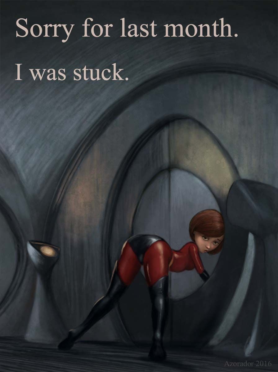 Mrs. Incredible in Attack of the Clowns! page 1 full