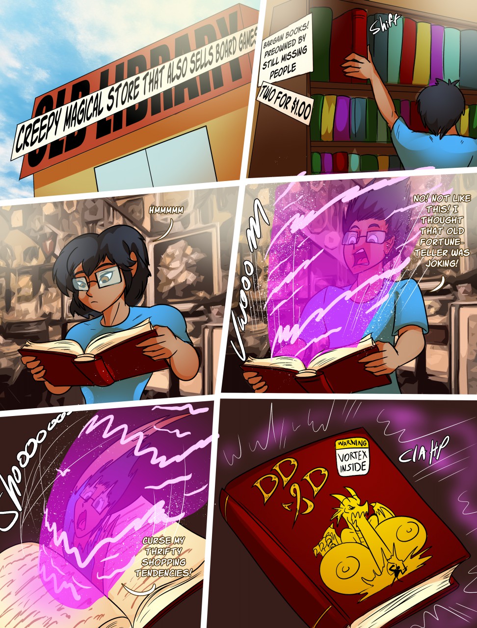 Icy Foxy: DD&amp;D page 1 full
