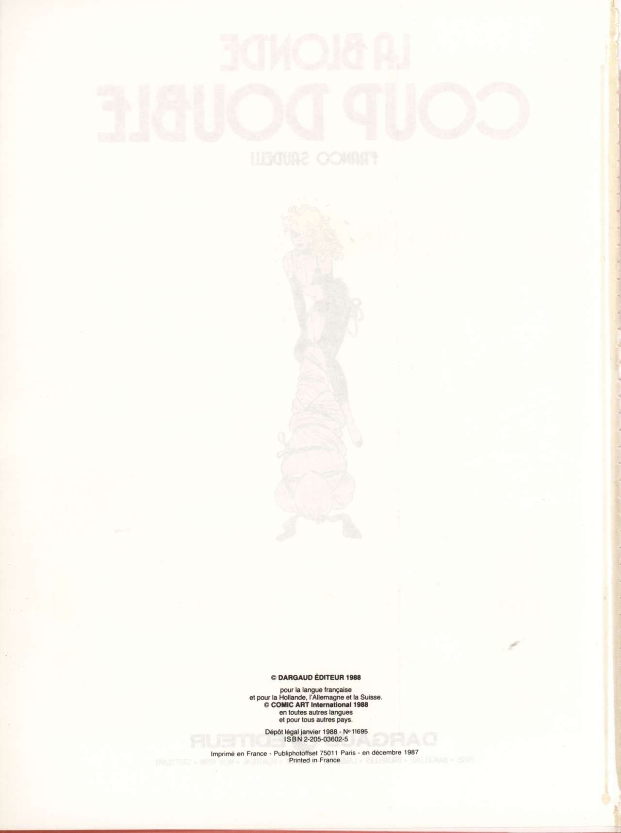 La Blonde : Coup Double page 5 full