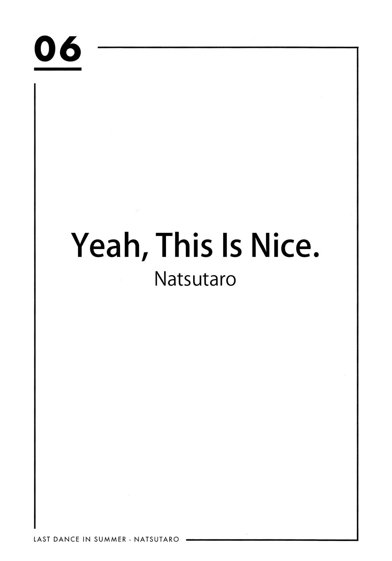 Yabbari Kocchi ga Ii. | Yeah, This Is Nice page 1 full