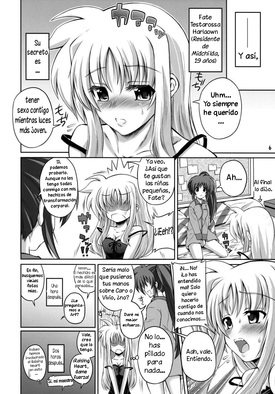 Otona Fate to Kodomo Nanoha page 5 full