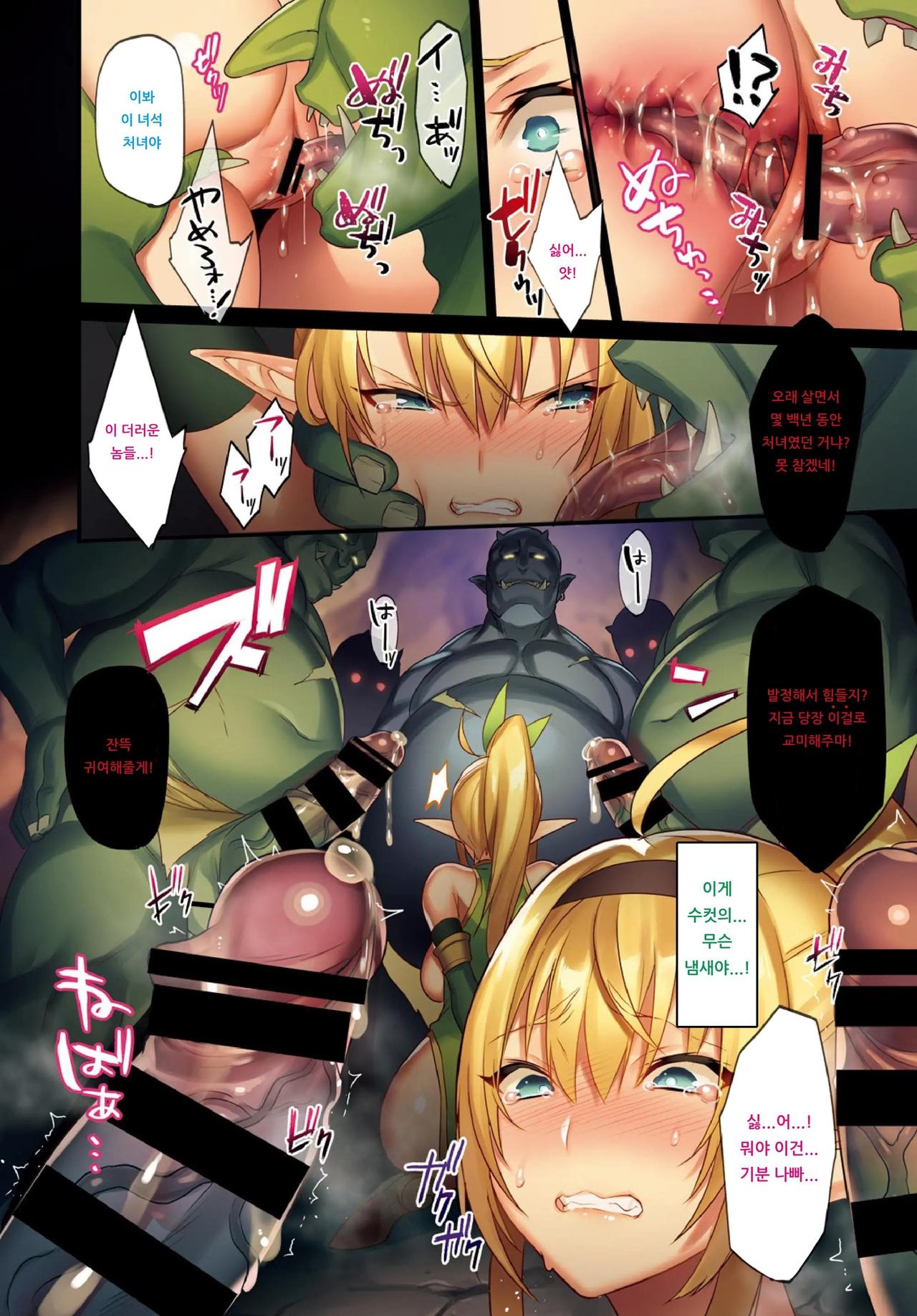 Chijoku no Mori -Elf Kanraku- | 치욕의 숲 -엘프 함락- page 4 full