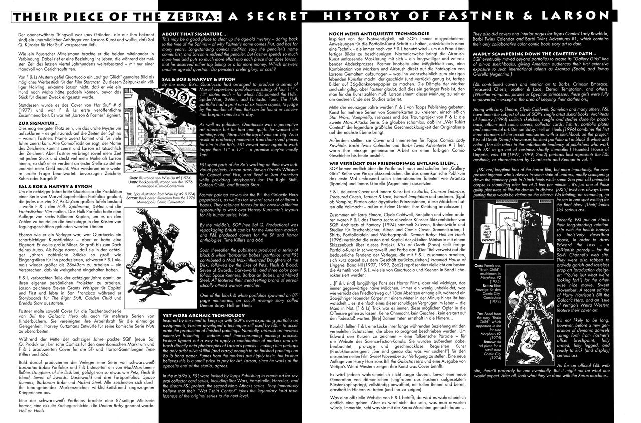 Art Fantastix #08 - The Art of Fastner &amp; Larson page 5 full