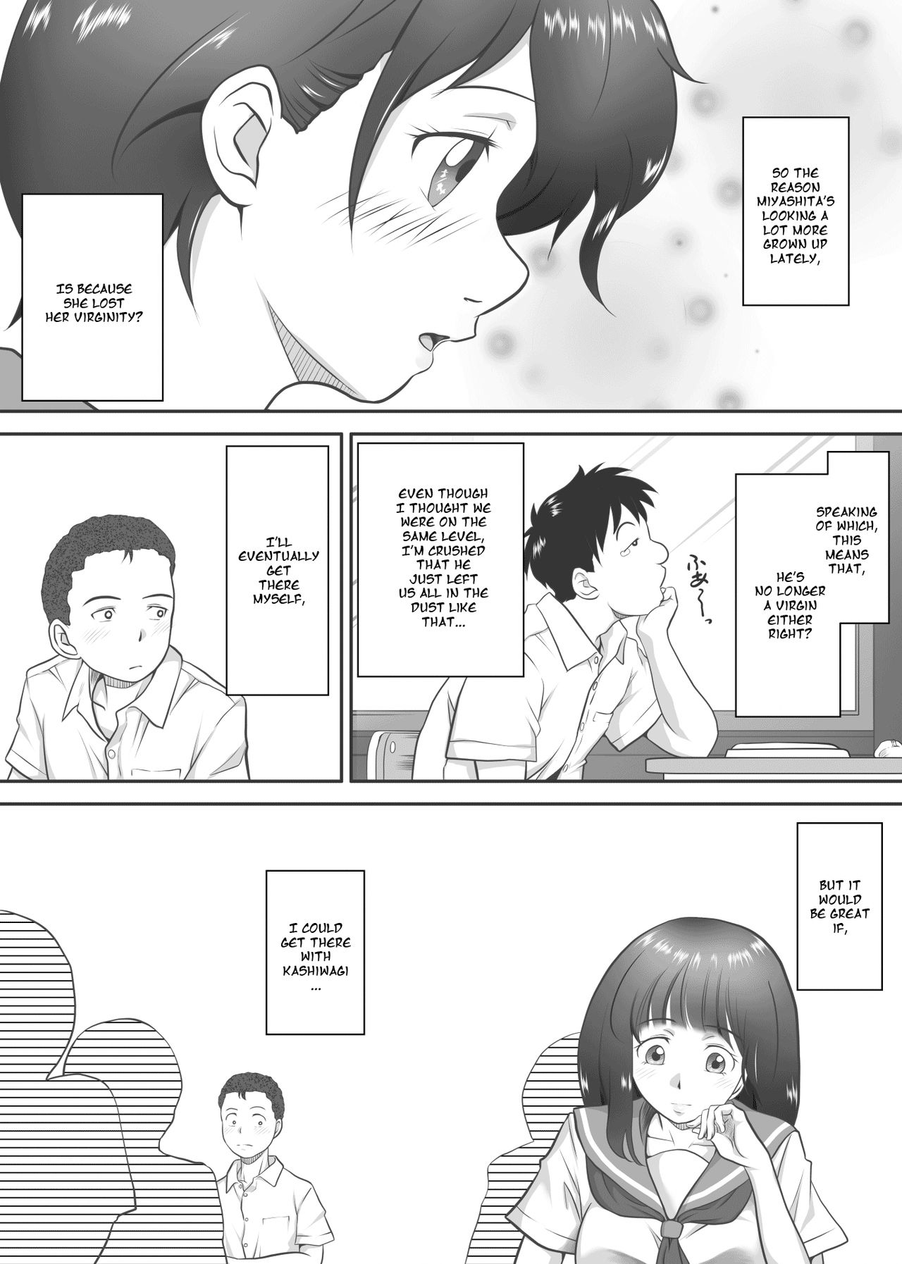 Amarimono - Doutei Shojo o Sotsugyou shiteiku Doukyuusei-tachi - | Leftovers - Classmates who lost their Virginity - page 9 full