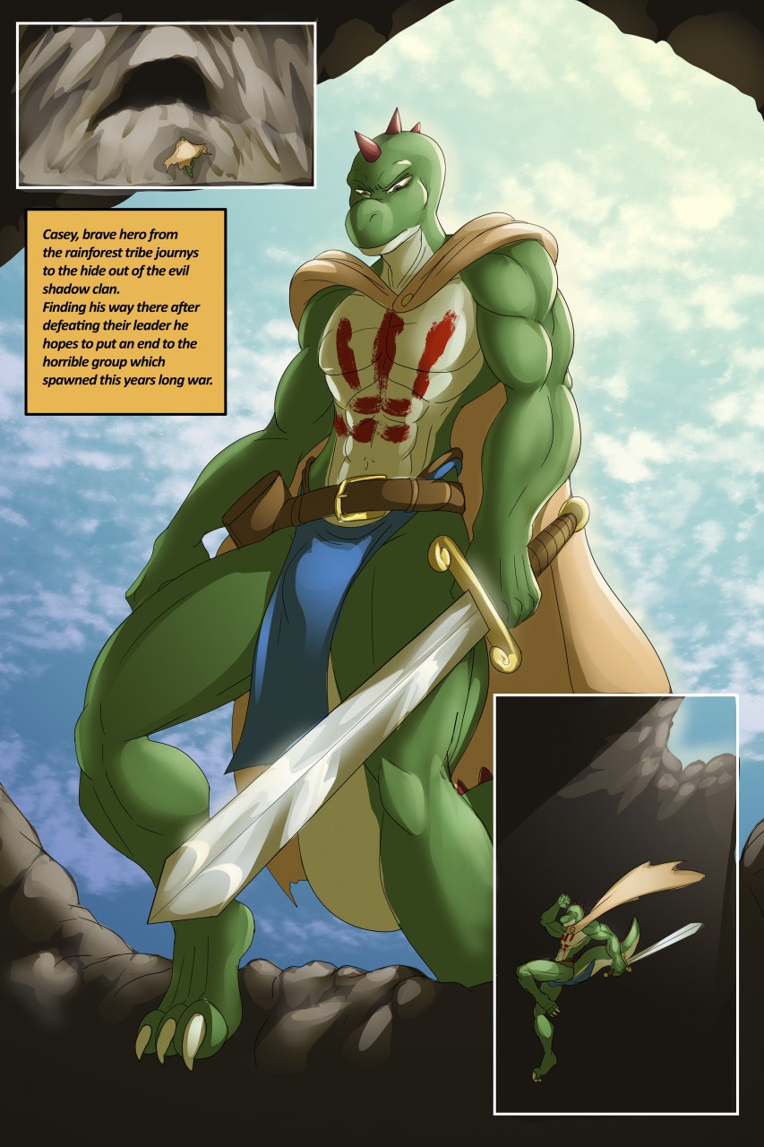 Firedrive24 Comic: Birth of the Dark Goddess page 1 full