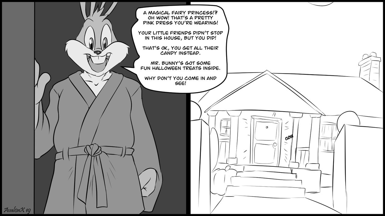 Lil' Amy's Spooky Halloween at Mr. Bunny's page 3 full