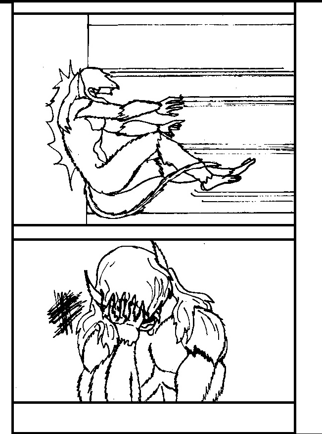 Raw drawings of X AgencyBook Two page 7 full
