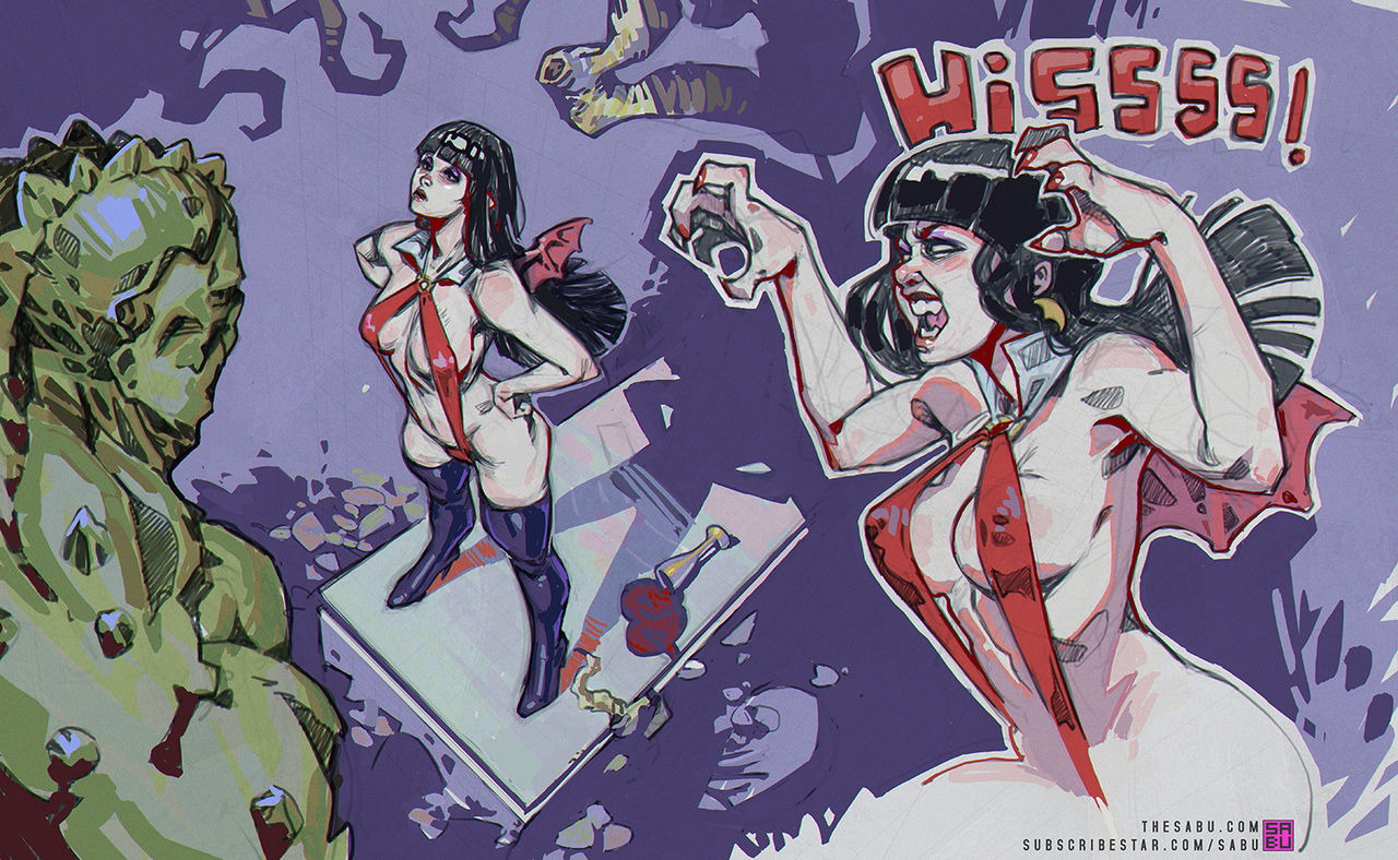 Vampirella in Swamp Whomp page 2 full
