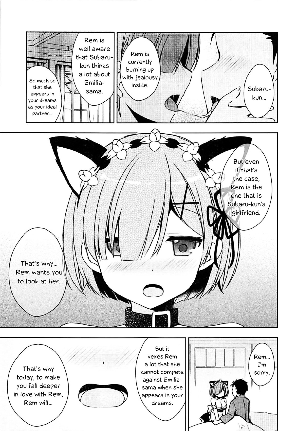 Rem-nyan to Nyannyan Suru? | Shall I make Rem-nyan go Nyan Nyan? page 8 full