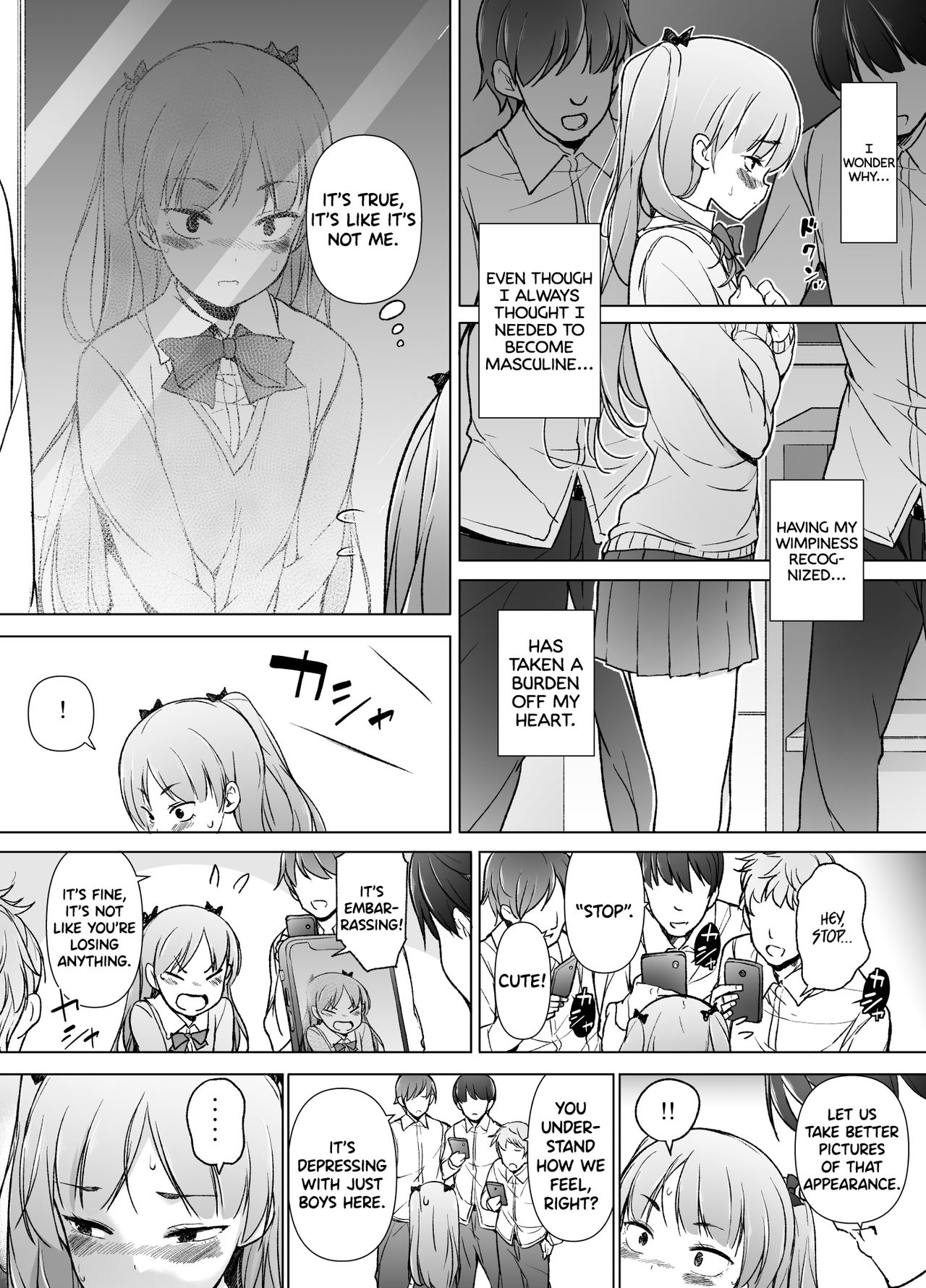 Danshikou no Kawaii Ko ga Josou Shita Hanashi page 8 full