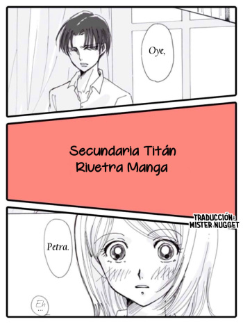 Secundaria titán- Rivetra manga cover