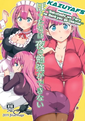 Bokutachi wa Yoru no Benkyou ga Dekinai cover