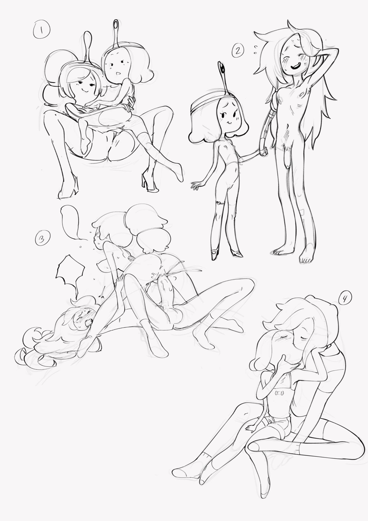 MahmaPuu - Adventure Time 10 Hour Sketches page 1 full