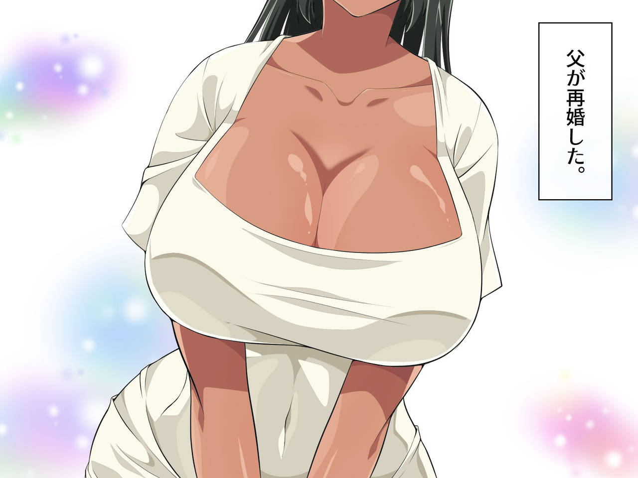 Kasshoku Mucchiri Okaa-san ga Bijin Sugiru no de Kyousei Hame Zecchou Sasete Netoru Hanashi page 2 full
