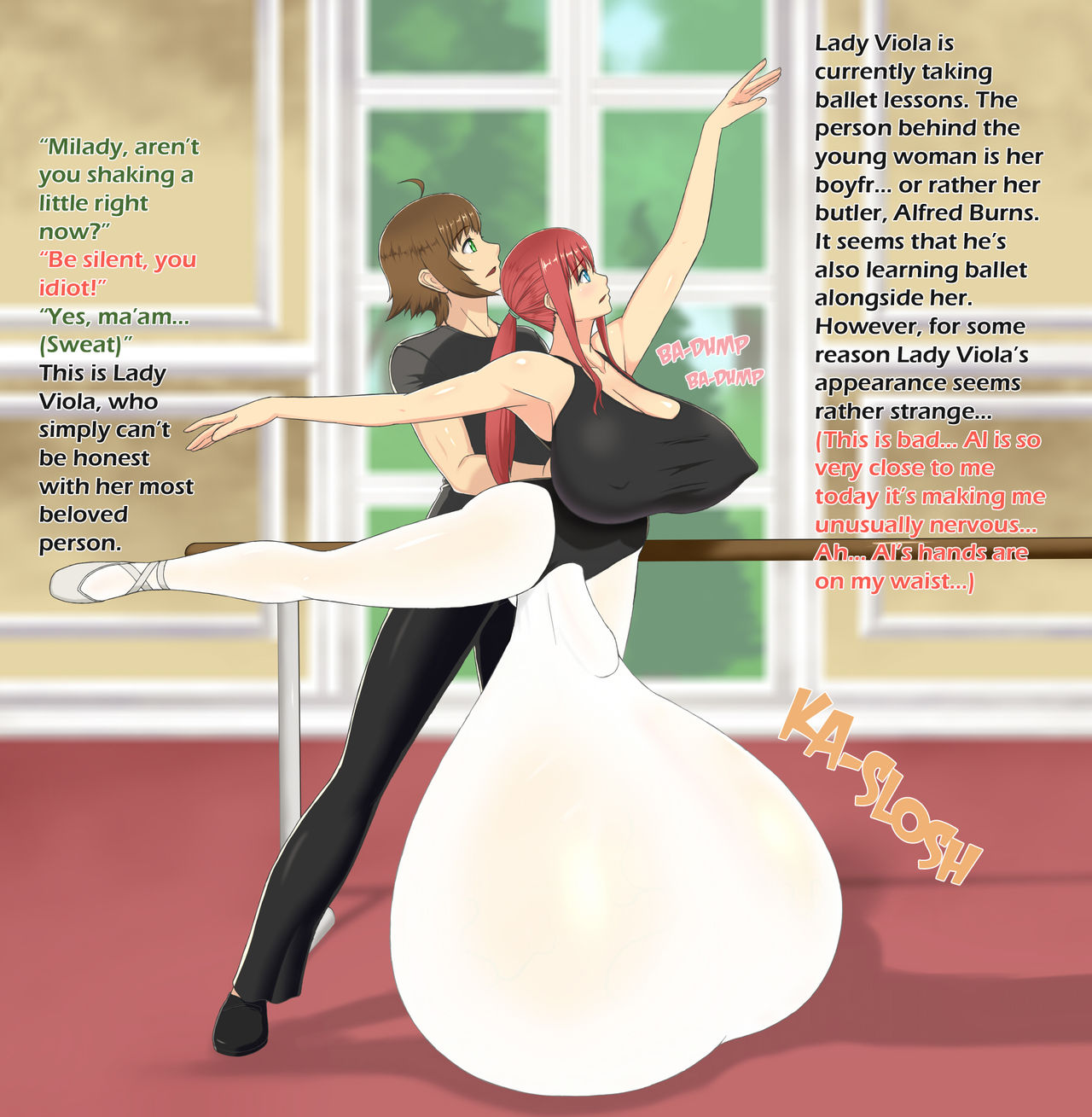 Lady Viola Frieden and Her Butler Alfred Burns page 1 full