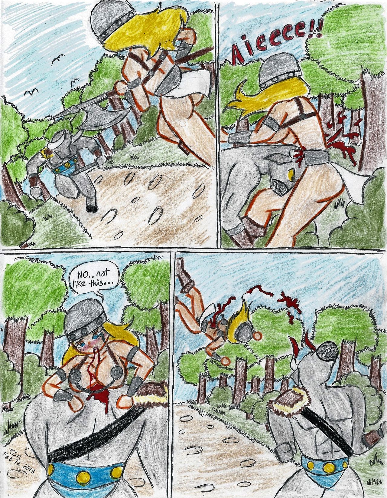 minotaur vs Amazons page 3 full